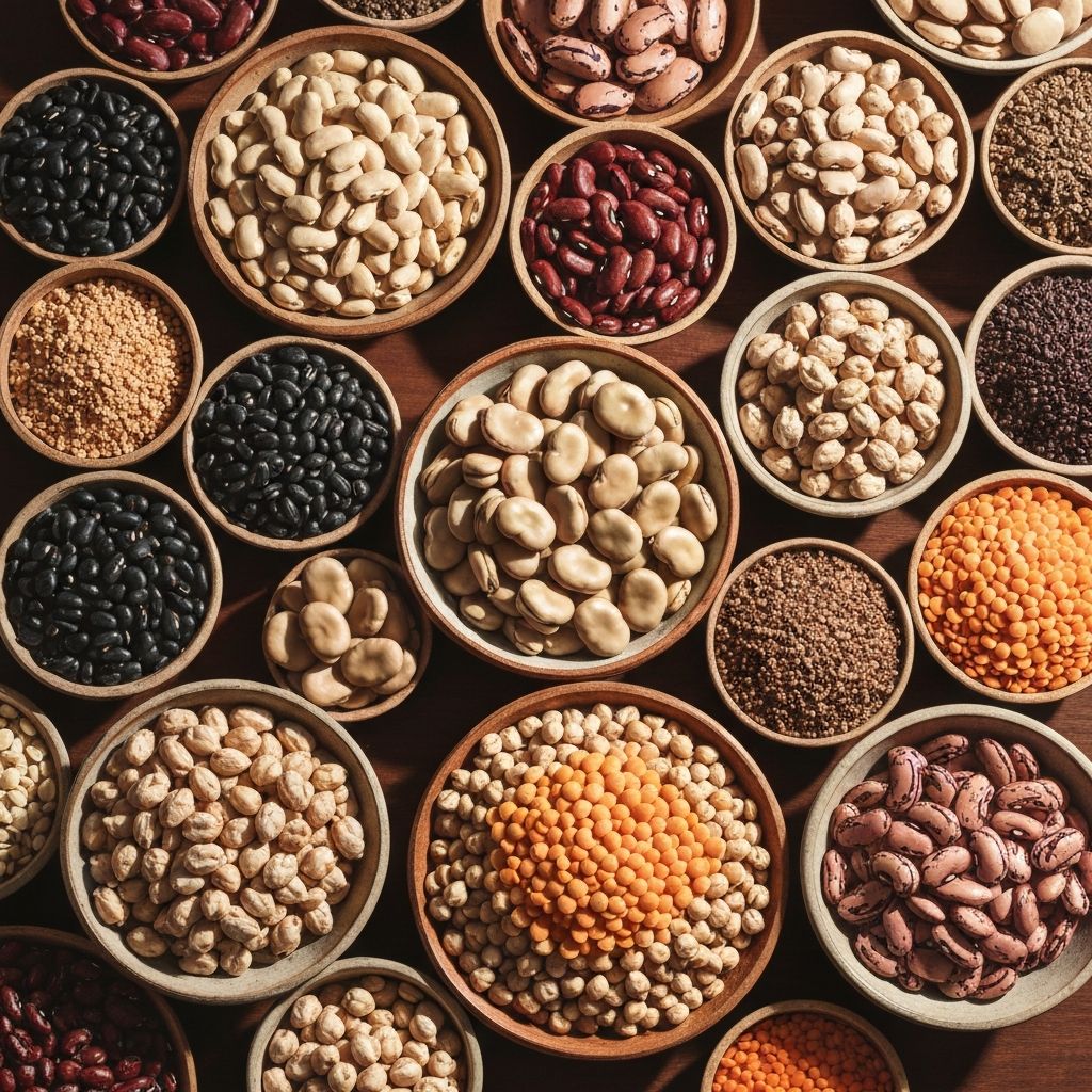 Legume și leguminoase colorate